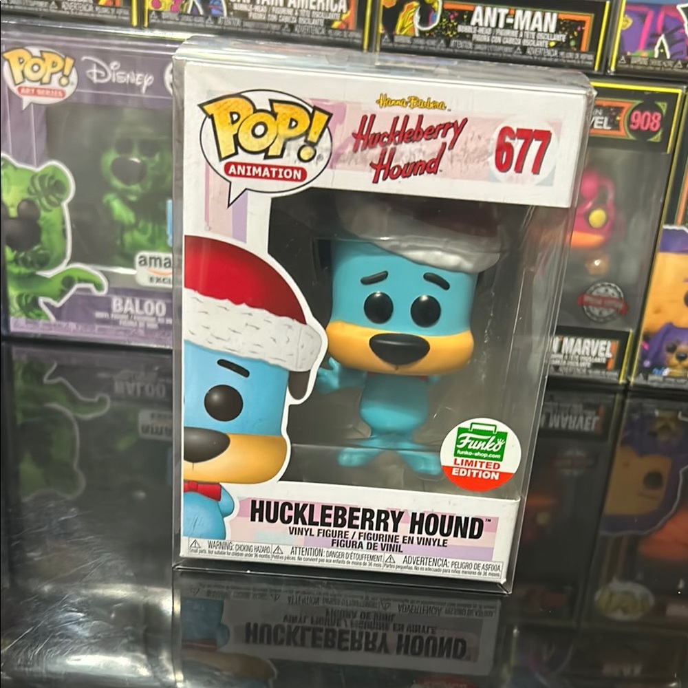 Funko Pop! Animation Huckleberry Hound Blue and White Vinyl Figure